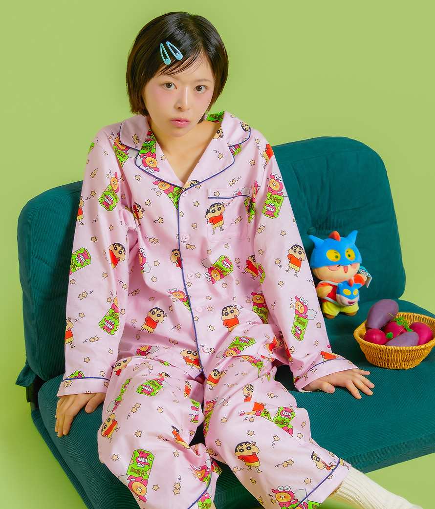 Women's Pajamas Shin-chan X Friends Chunsik - Kakao Friends