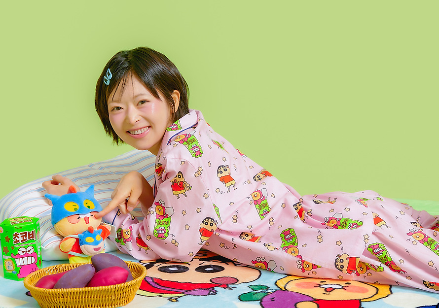 Women's Pajamas Shin-chan X Friends Chunsik - Kakao Friends
