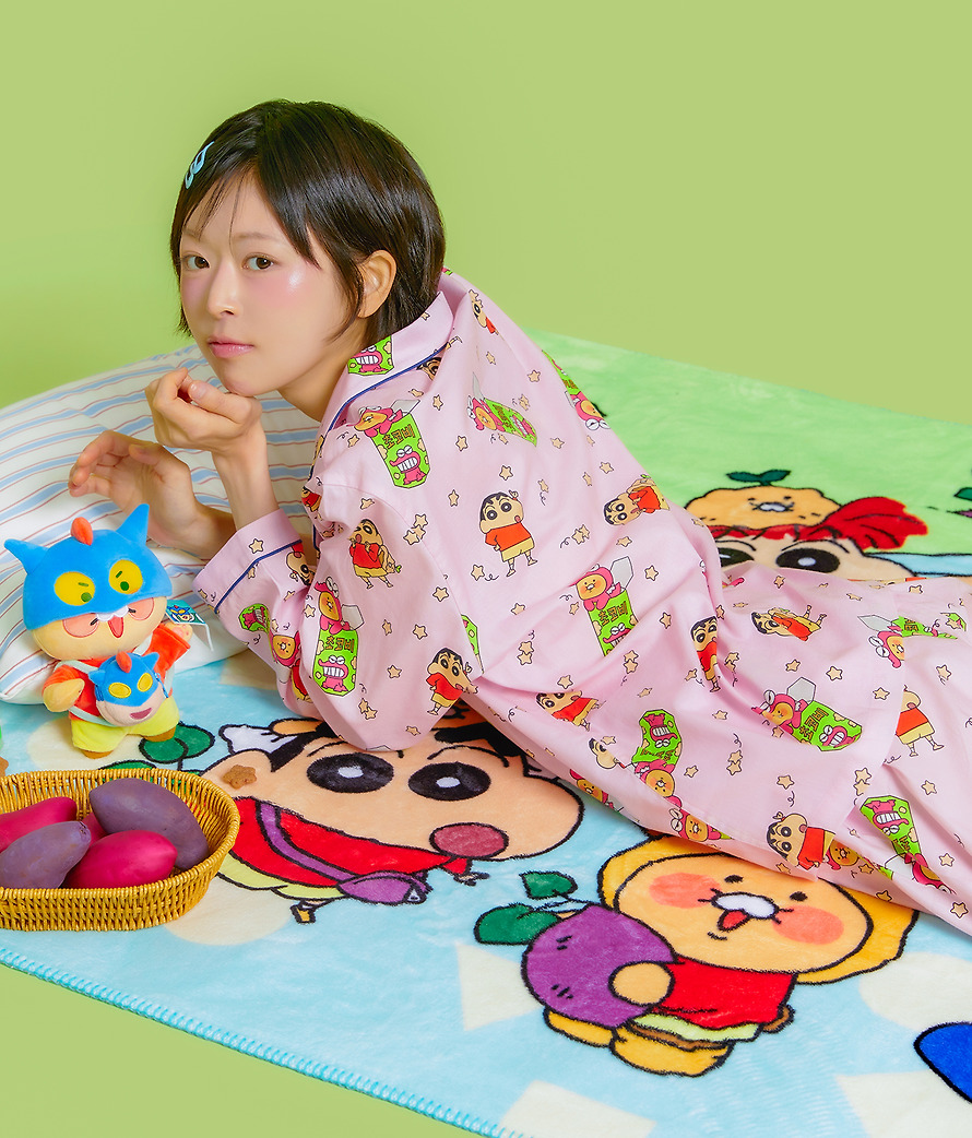 Women's Pajamas Shin-chan X Friends Chunsik - Kakao Friends