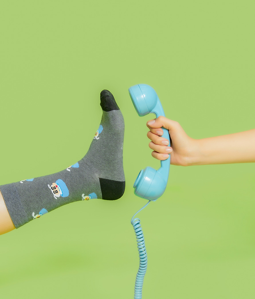 Socks Shin-chan X Friends Chunsik - Kakao Friends