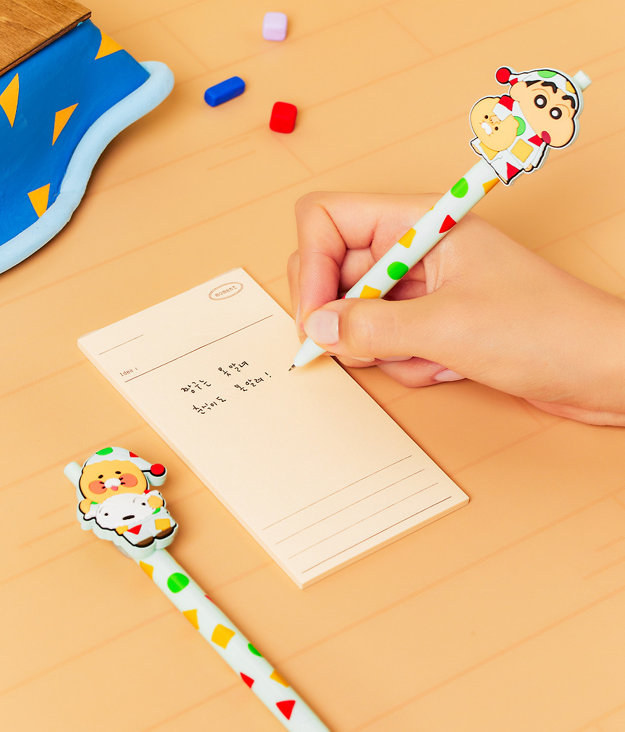 Gel Pen Set of 2 Shin-chan X Friends Chunsik - Kakao Friends