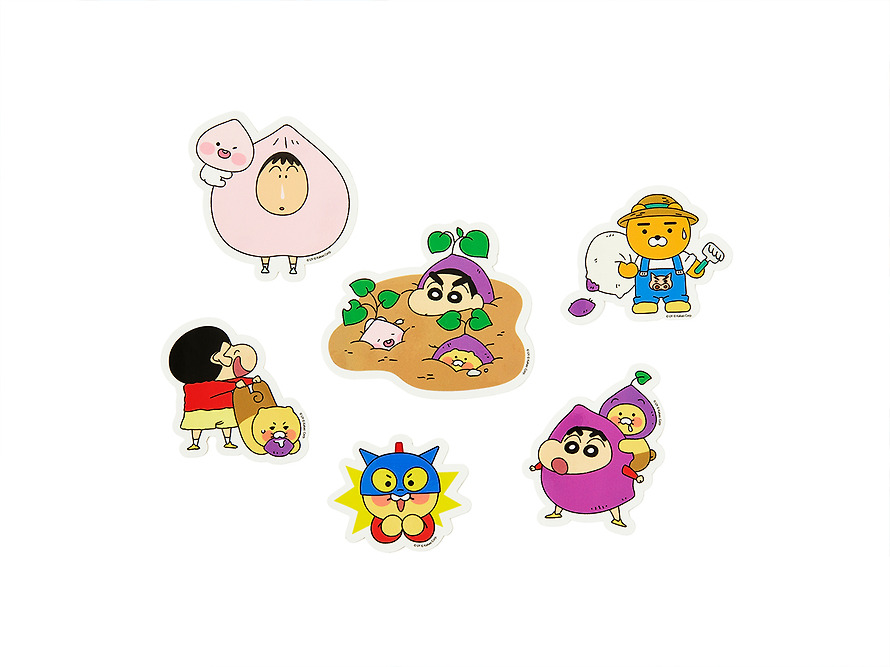 Deco Stickers Shin-chan X Friends - Kakao Friends