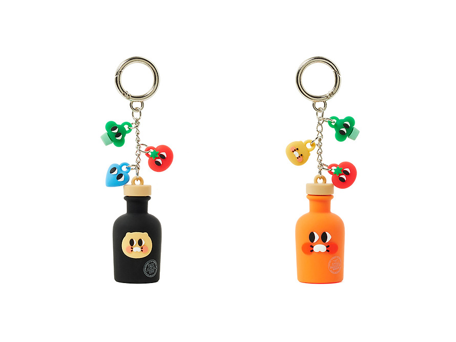 Figure Keychain Iyaiya X Friends Olive Oil Chunsik - Kakao Friends