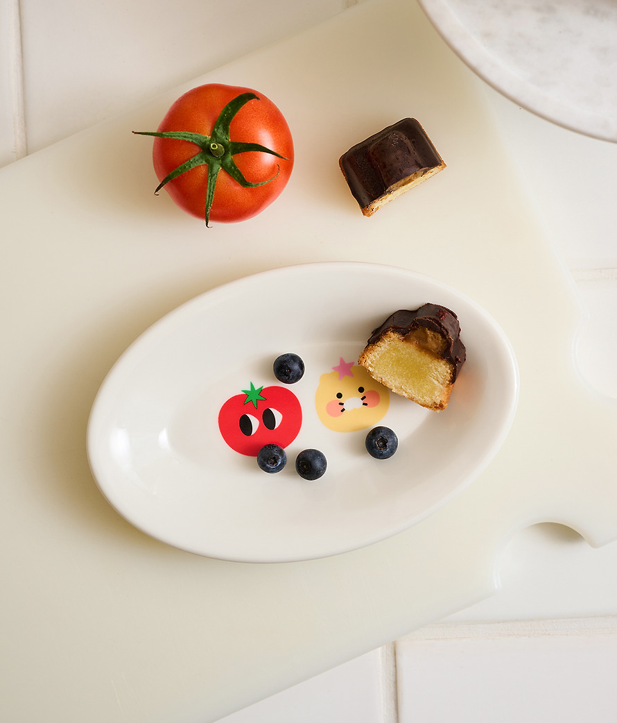 Melamine Plate Iyaiya X Friends S Chunsik - Kakao Friends