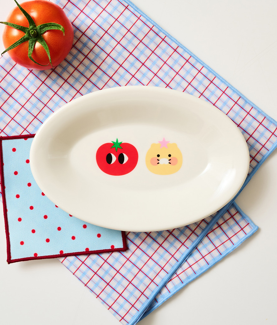 Melamine Plate Iyaiya X Friends S Chunsik - Kakao Friends