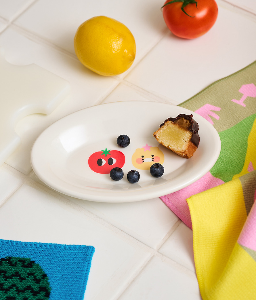 Melamine Plate Iyaiya X Friends S Chunsik - Kakao Friends