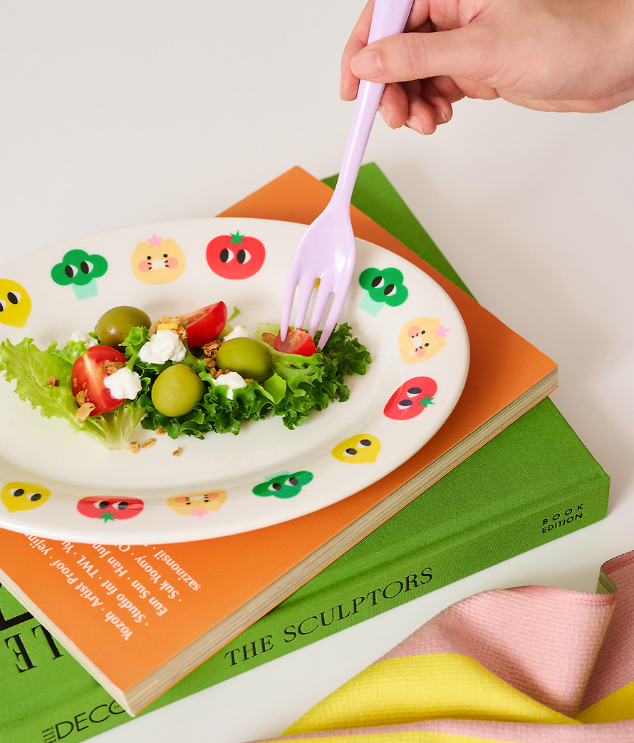 Melamine Plate Iyaiya X Friends L Chunsik - Kakao Friends