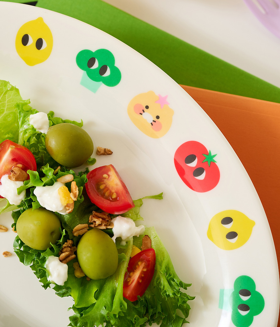 Melamine Plate Iyaiya X Friends L Chunsik - Kakao Friends