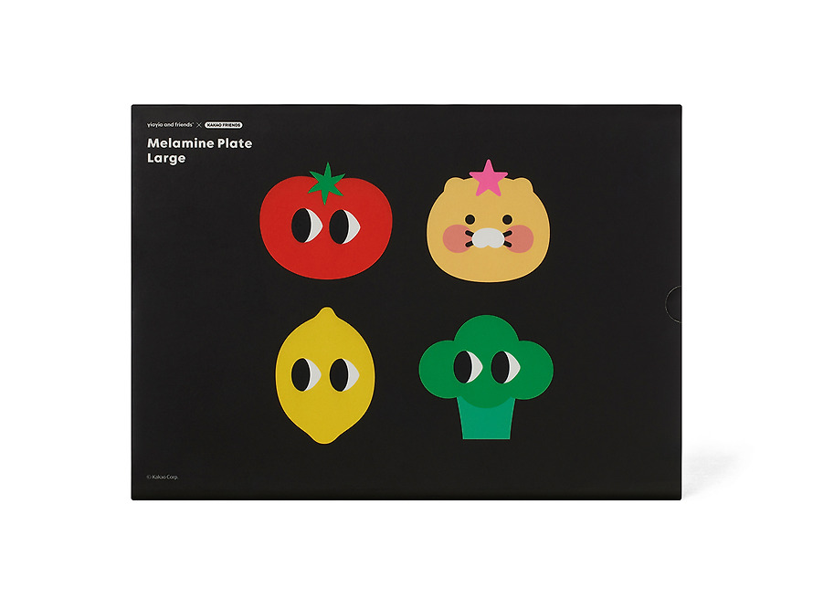 Melamine Plate Iyaiya X Friends L Chunsik - Kakao Friends