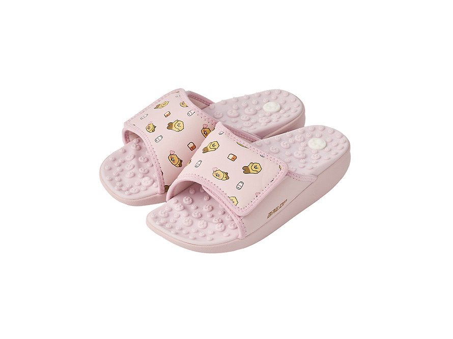 Chaussons d'Acupression Kaloring Rose 240 mm Chunsik - Kakao Friends