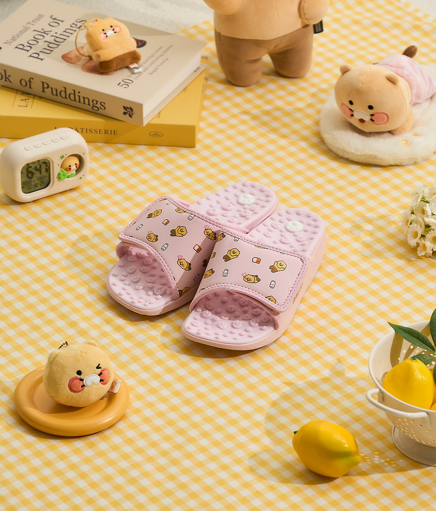 Chaussons d'Acupression Kaloring Rose 240 mm Chunsik - Kakao Friends