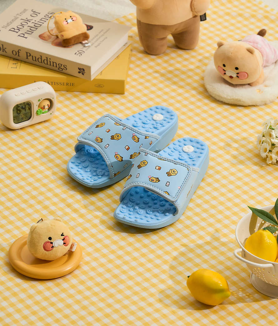 Chaussons d'Acupression Kaloring Bleu 240 mm Chunsik - Kakao Friends