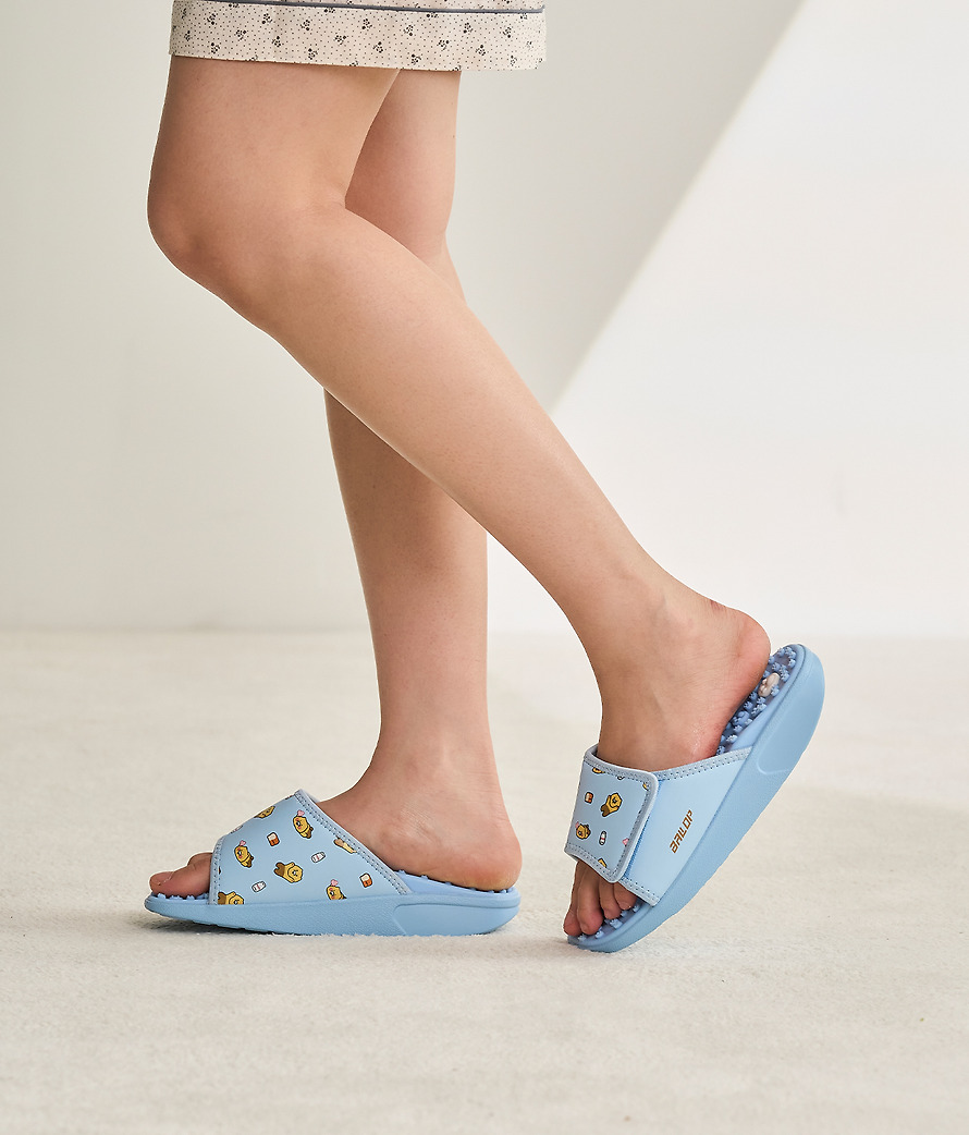 Chaussons d'Acupression Kaloring Bleu 240 mm Chunsik - Kakao Friends