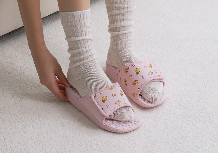 Chaussons d'Acupression Kaloring Bleu 240 mm Chunsik - Kakao Friends