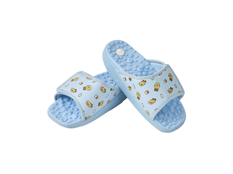 Chaussons d'Acupression Kaloring Bleu 240 mm Chunsik - Kakao Friends