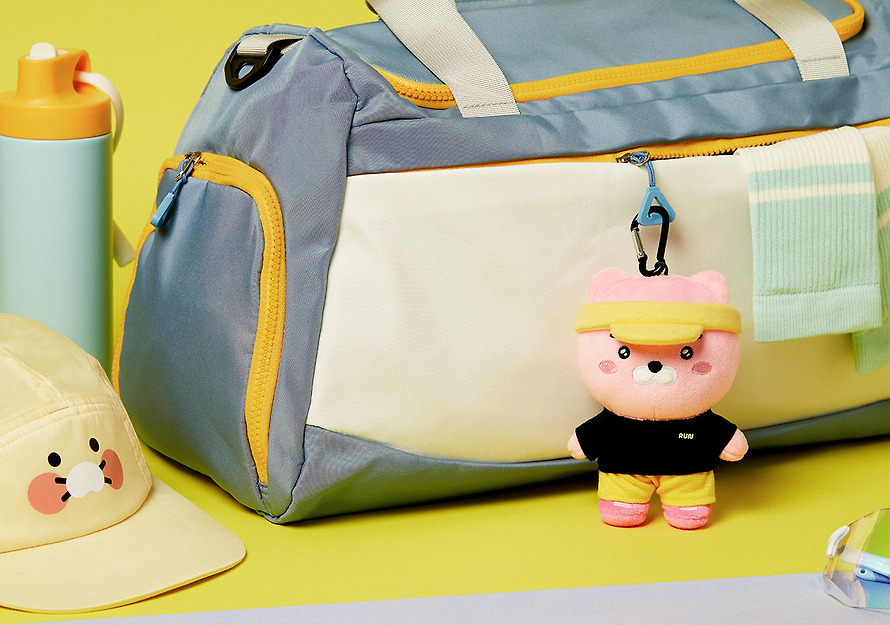 Peluches Porte-Clés Friends Run Coffret Complet 10 Personnages - Kakao Friends