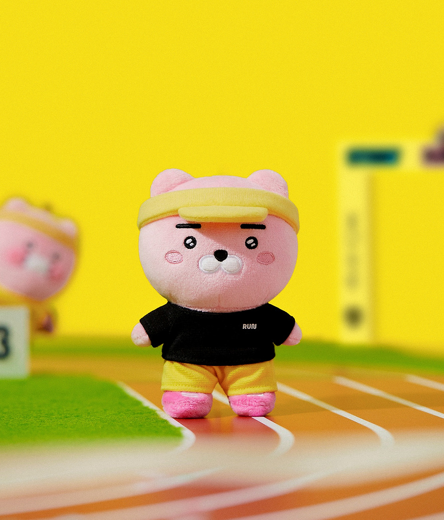 Peluches Porte-Clés Friends Run Coffret Complet 10 Personnages - Kakao Friends