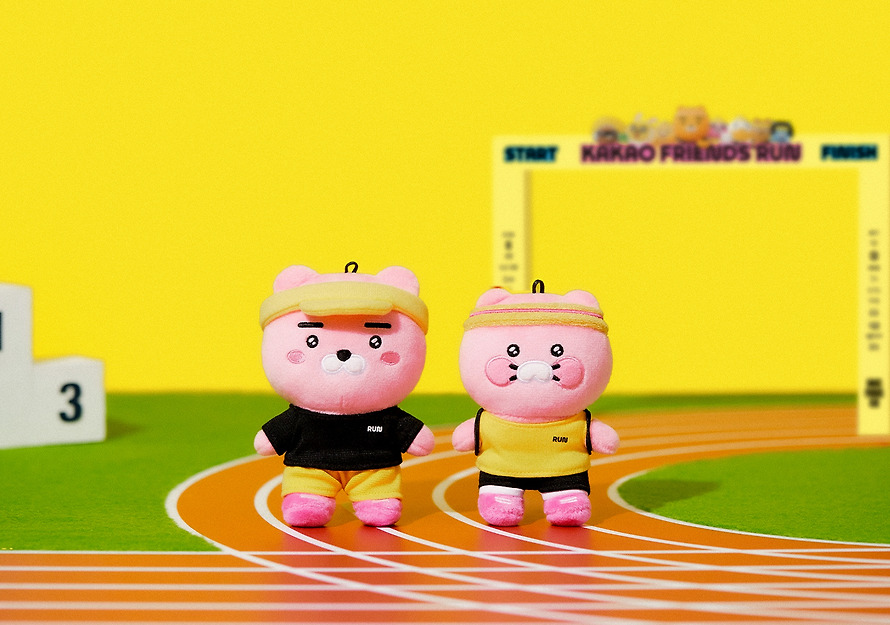 Plush Keychain Friends Run Runner's High Ryan - Kakao Friends