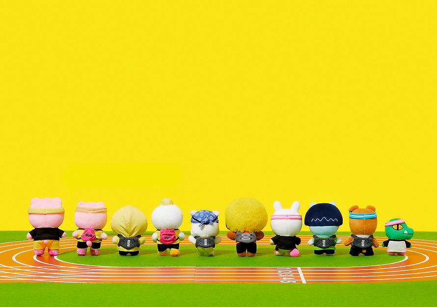 Plush Keychain Friends Run Runner's High Ryan - Kakao Friends
