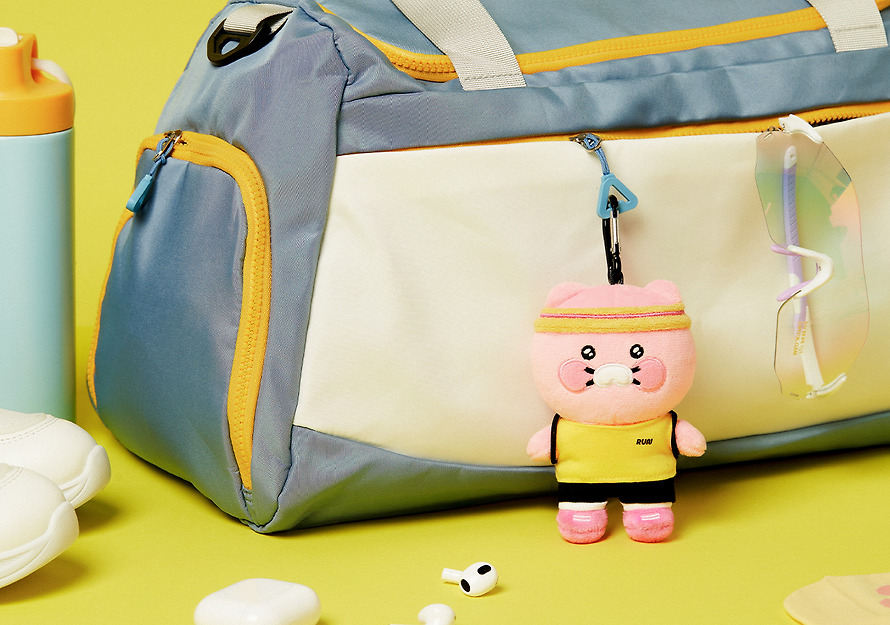 Peluches Porte-Clés Friends Run Coffret Complet 10 Personnages - Kakao Friends