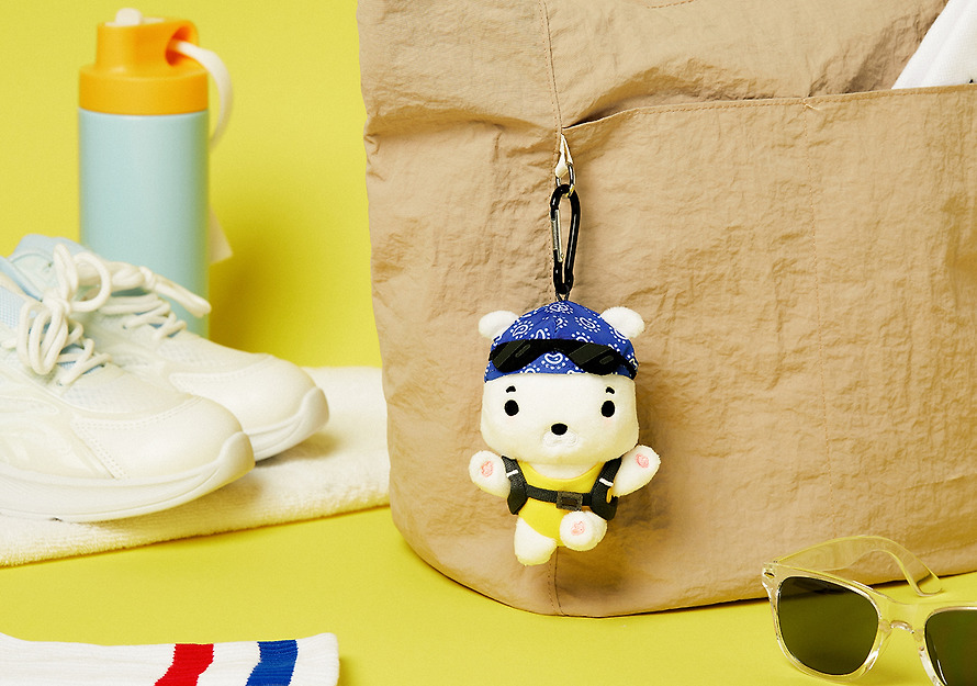 Peluches Porte-Clés Friends Run Coffret Complet 10 Personnages - Kakao Friends