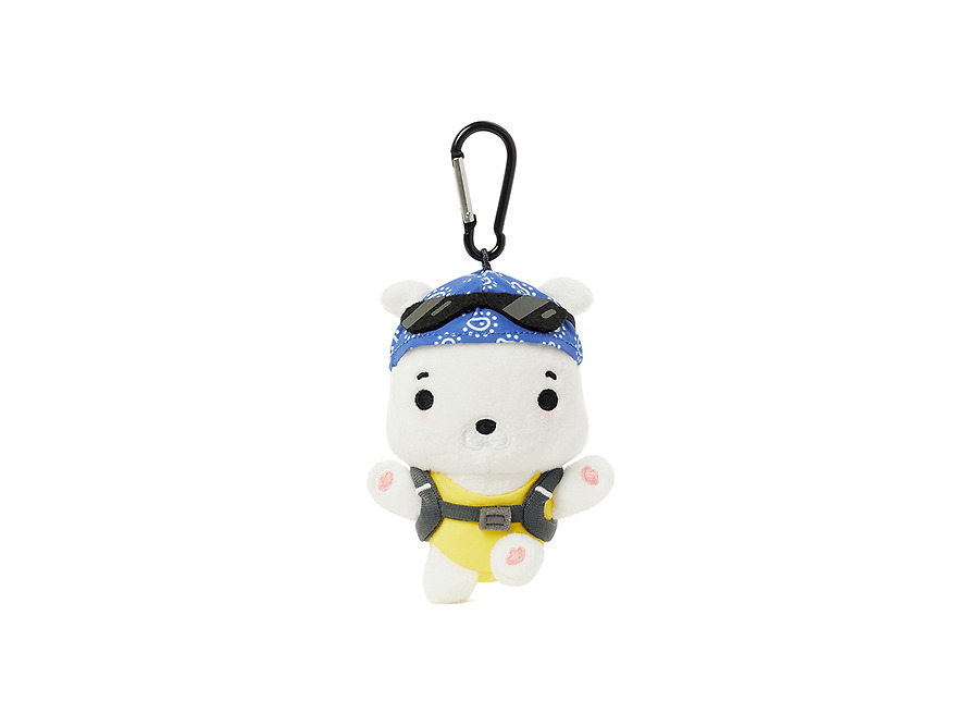 Peluches Porte-Clés Friends Run Coffret Complet 10 Personnages - Kakao Friends