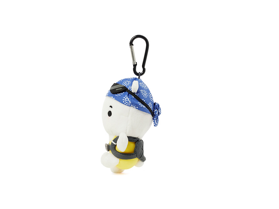 Peluches Porte-Clés Friends Run Coffret Complet 10 Personnages - Kakao Friends
