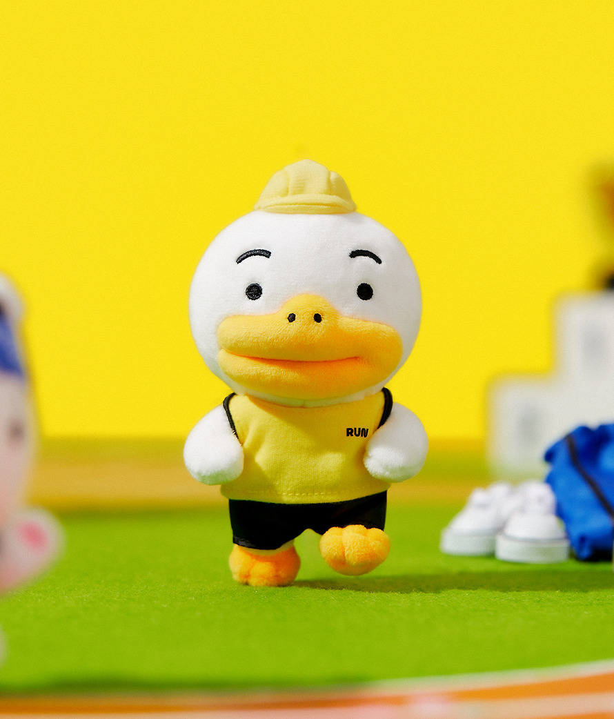 Peluches Porte-Clés Friends Run Coffret Complet 10 Personnages - Kakao Friends