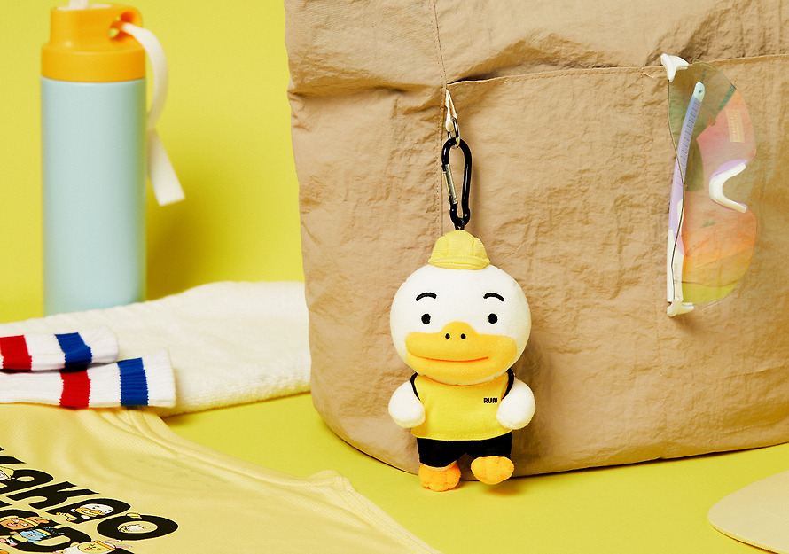 Peluches Porte-Clés Friends Run Coffret Complet 10 Personnages - Kakao Friends