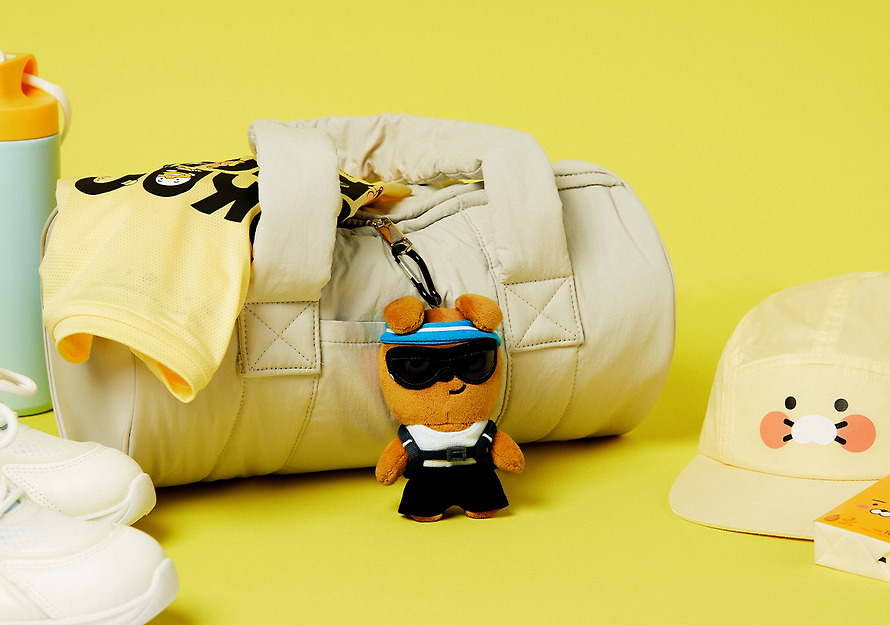 Peluches Porte-Clés Friends Run Coffret Complet 10 Personnages - Kakao Friends