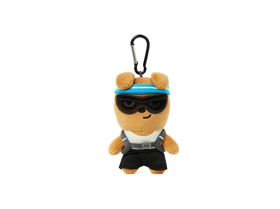 Peluches Porte-Clés Friends Run Coffret Complet 10 Personnages - Kakao Friends