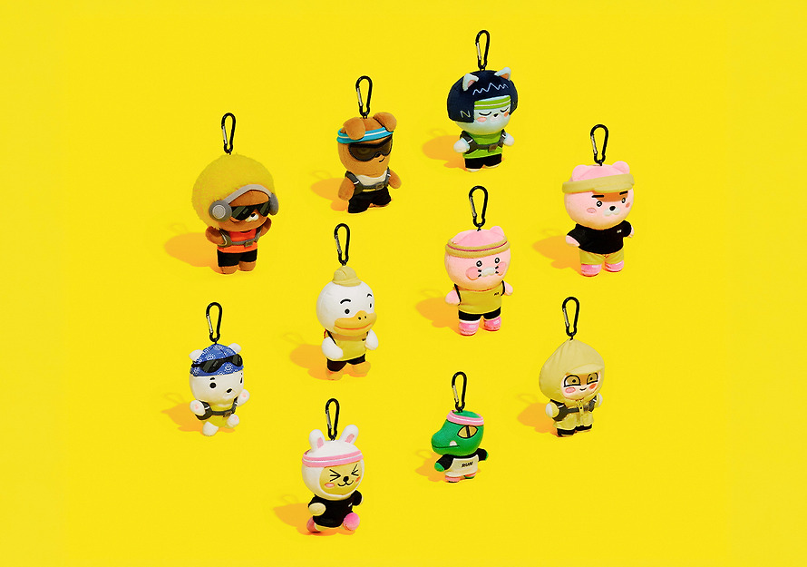 Plush Keychain Friends Run Runner Jay-G - Kakao Friends
