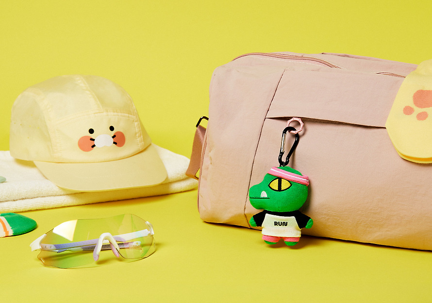 Peluches Porte-Clés Friends Run Coffret Complet 10 Personnages - Kakao Friends