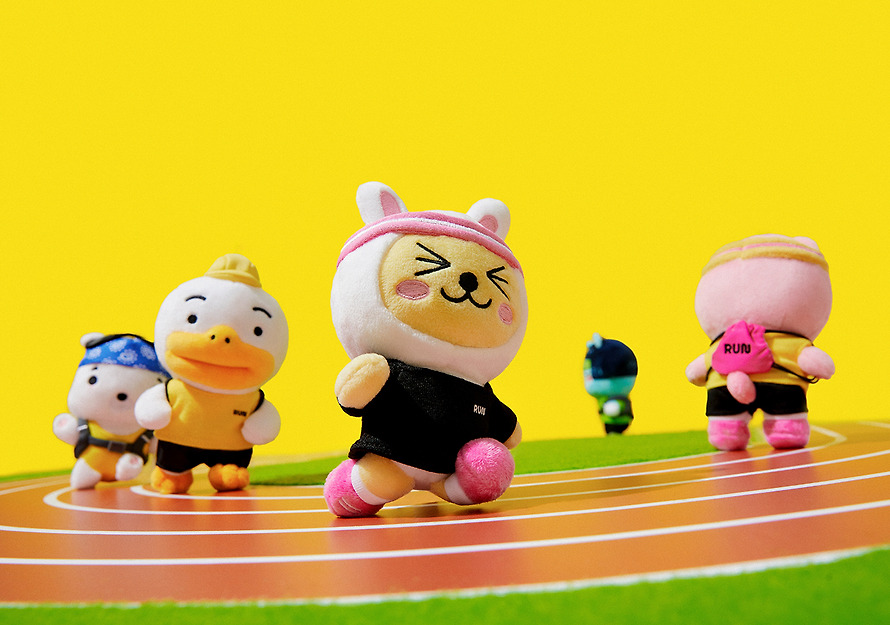Plush Keychain Friends Run Runner Muzi - Kakao Friends
