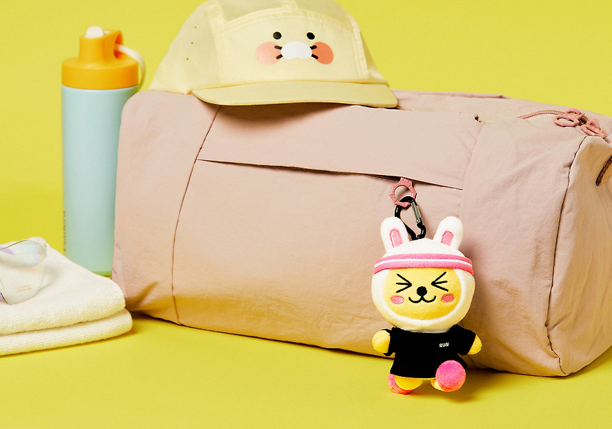 Peluches Porte-Clés Friends Run Coffret Complet 10 Personnages - Kakao Friends