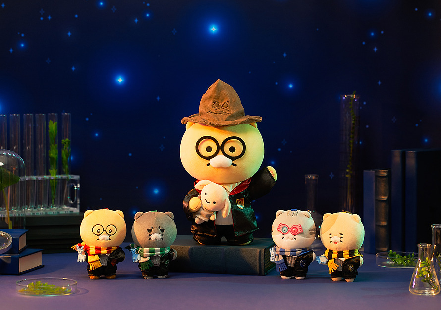 Peluche Porte-Clés Harry Potter X Friends Gryffondor Chunsik - Kakao Friends
