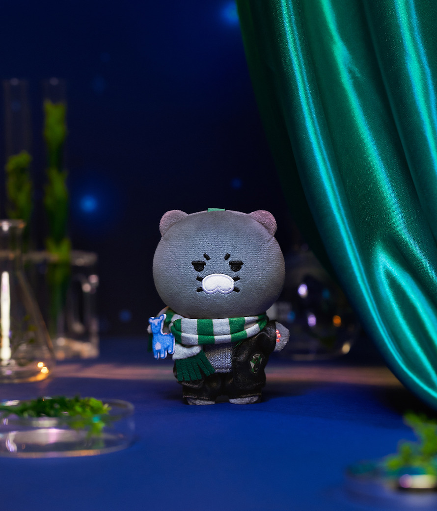 Peluche Porte-Clés Harry Potter X Friends Serpentard Chunsik - Kakao Friends