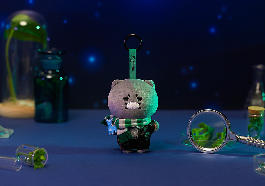 Peluche Porte-Clés Harry Potter X Friends Serpentard Chunsik - Kakao Friends