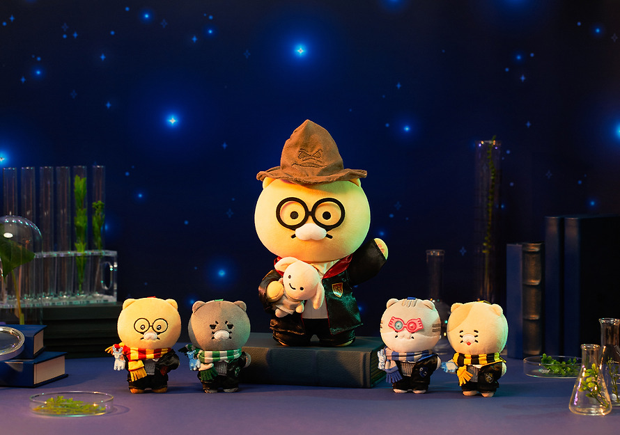Plush Harry Potter X Friends Wizard Chunsik - Kakao Friends
