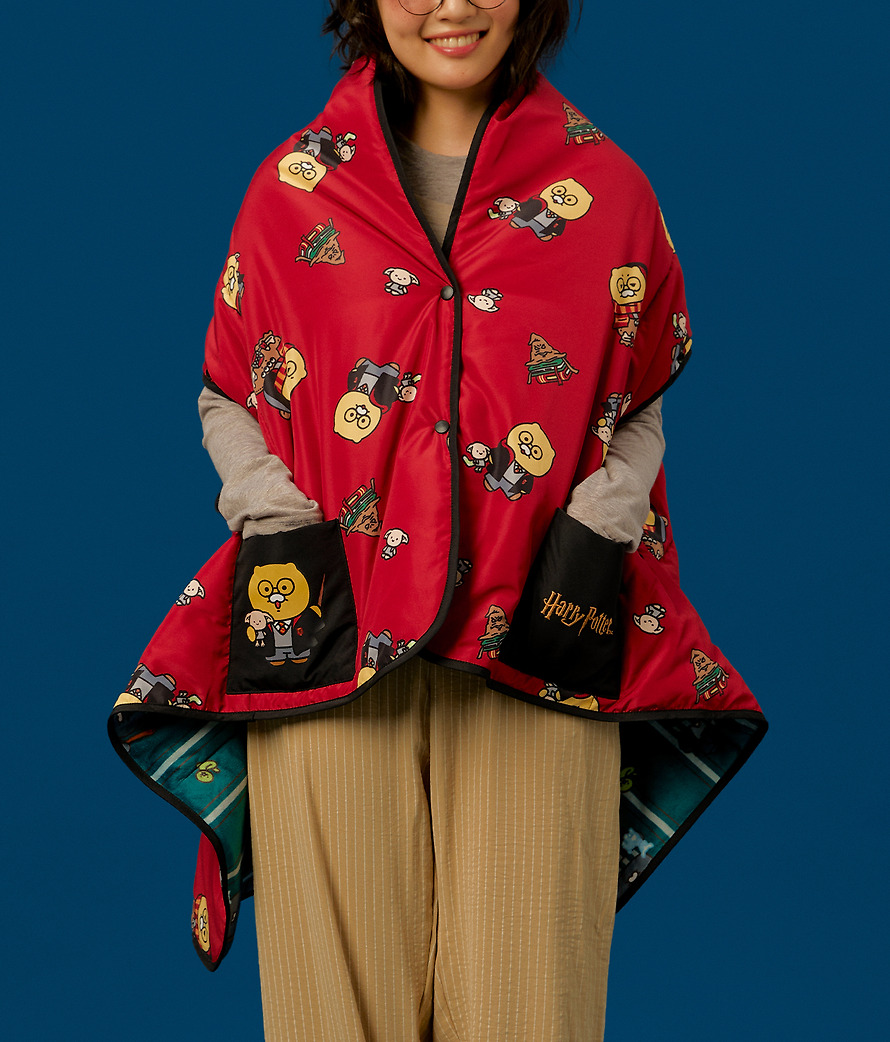 Reversible Cape Blanket Harry Potter X Friends Chunsik - Kakao Friends