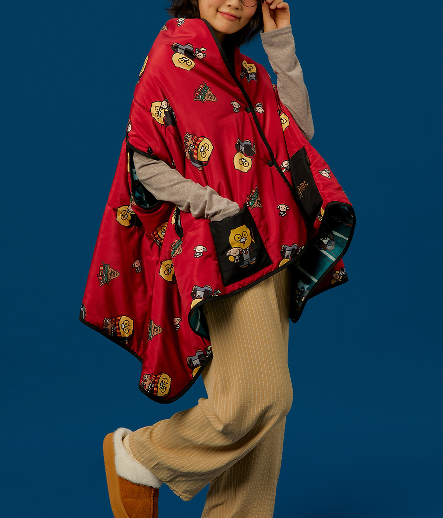 Reversible Cape Blanket Harry Potter X Friends Chunsik - Kakao Friends