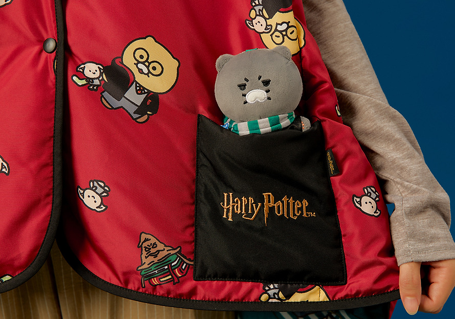 Reversible Cape Blanket Harry Potter X Friends Chunsik - Kakao Friends