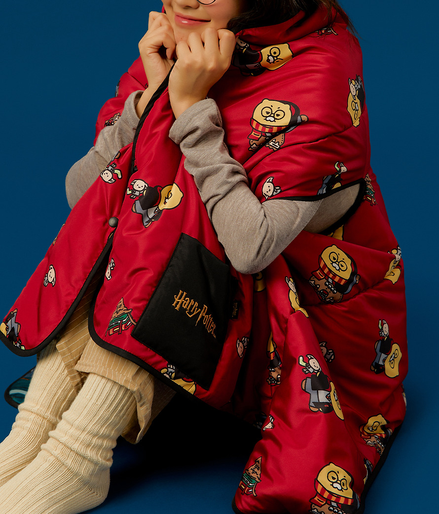 Reversible Cape Blanket Harry Potter X Friends Chunsik - Kakao Friends