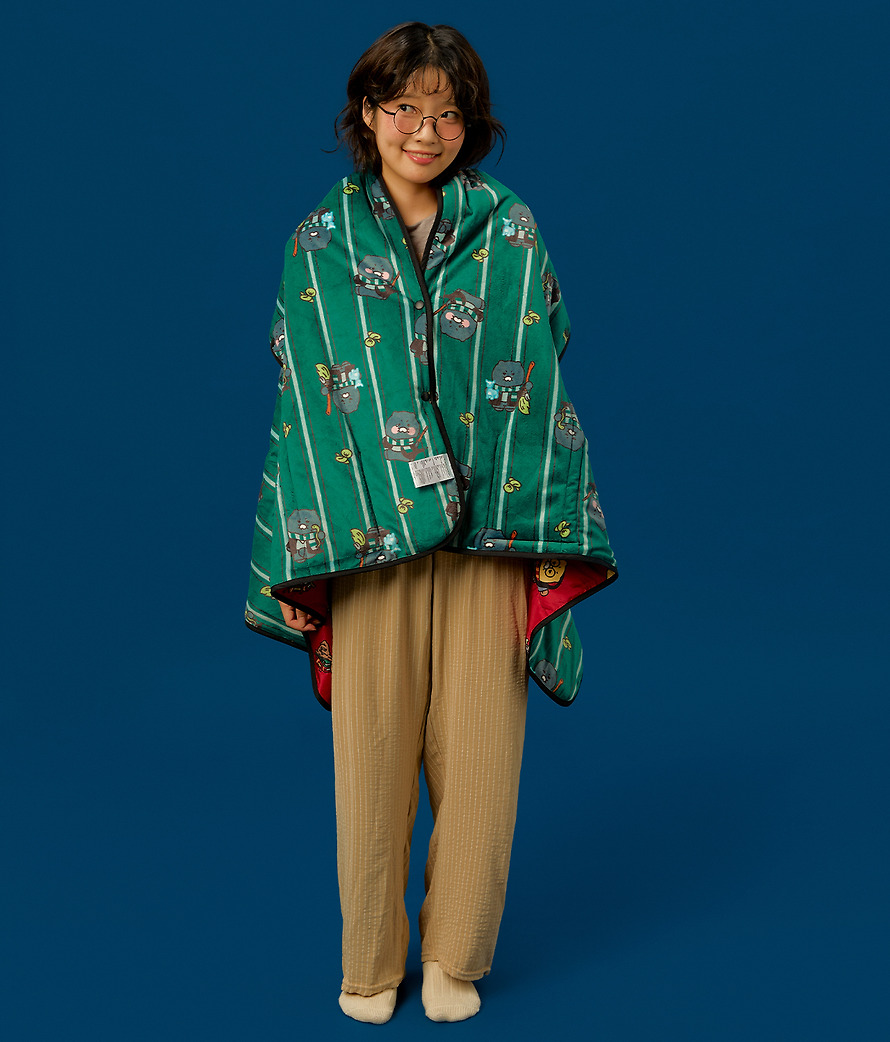 Reversible Cape Blanket Harry Potter X Friends Chunsik - Kakao Friends