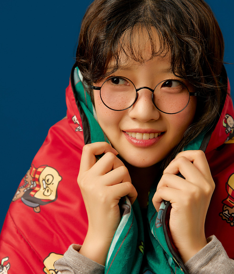 Reversible Cape Blanket Harry Potter X Friends Chunsik - Kakao Friends