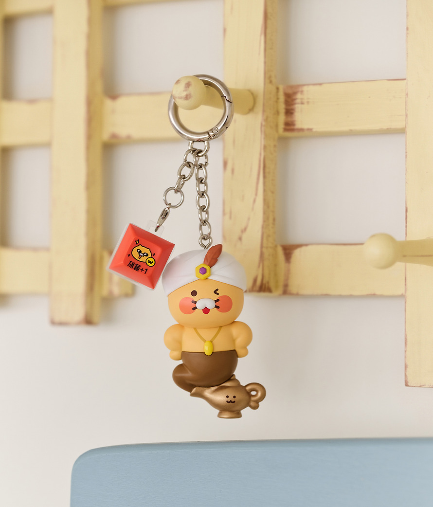 Porte-Clés Figurine LED Keycap Lampe Magique Richesse Chunsik - Kakao Friends