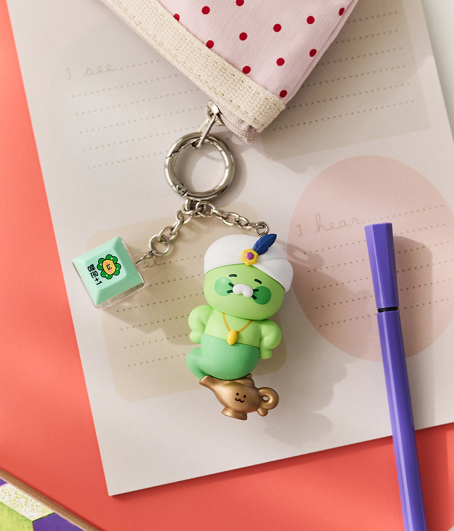 Porte-Clés Figurine LED Keycap Lampe Magique Chance Chunsik - Kakao Friends